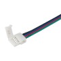 Коннектор выводной FIX-RGB-10mm-150mm-X1 (4-pin) для RGB лент