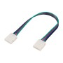 Коннектор выводной FIX-RGB-10mm-150mm-X2 (4-pin) для RGB лент
