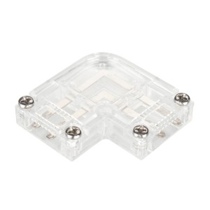 Коннектор угловой для ленты ARL-50000PV (15.5x6mm) прозрачный, 230V