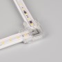 Коннектор угловой для ленты ARL-50000PV (15.5x6mm) прозрачный, 230V