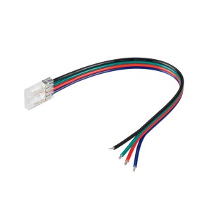 Коннектор COB-RGB-10mm-4pin-STW-L150 (Arlight, Лента-Провод) для RGB лент