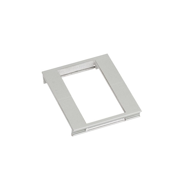 Рамка для SHELF-MULTI половинная (ANR, -) алюминиевая для установки розеток