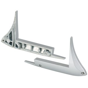 Заглушка правая PVC-STAIR-DK-R (Arlight, Алюминий) для профиля