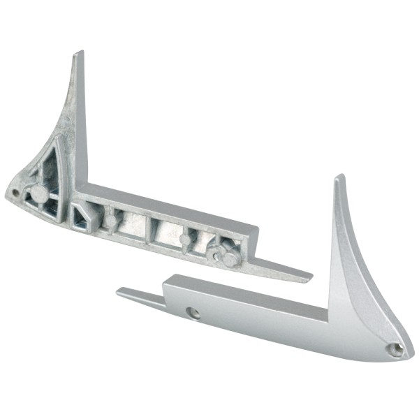 Заглушка правая PVC-STAIR-DK-R (Arlight, Алюминий) для профиля