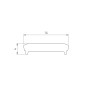 Экран FLOOR18-H15-3000 BLACK (Arlight, Пластик) матовый