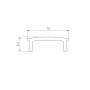 Экран ARH-FLAT-2000 Opal-PM матовый для профилей ARH