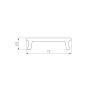 Экран CEIL-S14-SHADOW-2000 FLAT OPAL (Arlight, Пластик) матовый