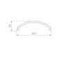 Экран ARH-KANT-H16-2000 Round Clear-PM с УФ-защитой