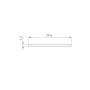 Экран ARH-WALL-3385-2000 OPAL (Arlight, Пластик) матовый