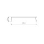 Экран ARH-LINE-6085-2000 OPAL (Arlight, Пластик) матовый