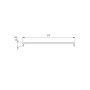 Экран POWER-W100H70-2000 OPAL (Arlight, Пластик) матовый 2000 мм
