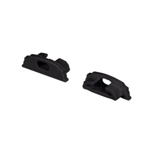 Заглушка ARH-BENT-W18 BLACK с отверстием для профиля ARH