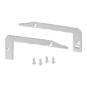 Заглушка STAIR-W60 SILVER (Arlight, Алюминий) с отверстием для кабеля