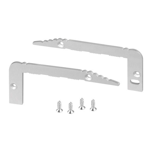 Заглушка STAIR-W60 SILVER (Arlight, Алюминий) с отверстием для кабеля