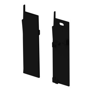 Заглушка PLINTUS-H73-F BLACK (Arlight, Пластик) с отверстием