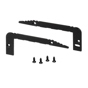 Заглушка STAIR-W60 BLACK (Arlight, Алюминий) с отверстием для кабеля