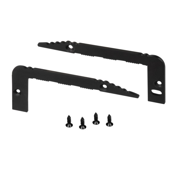 Заглушка STAIR-W60 BLACK (Arlight, Алюминий) с отверстием для кабеля
