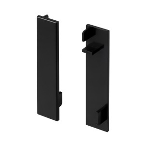 Заглушка PLINTUS-H54B BLACK (Arlight, Пластик) глухая