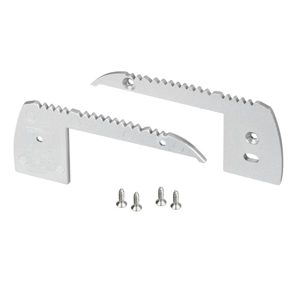 Заглушка STAIR-W65 SILVER (Arlight, Пластик) для профиля