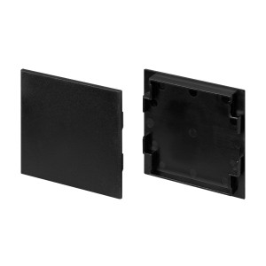 Заглушка LINE-5050-DUAL BLACK (Arlight, Пластик) для профиля
