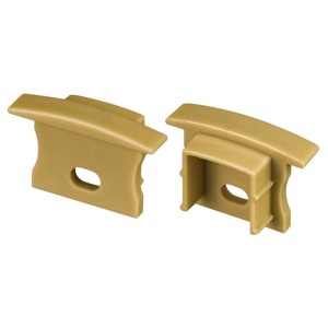 Заглушка ARH-LINE-2315-F с отверстием GOLD для профиля ARH