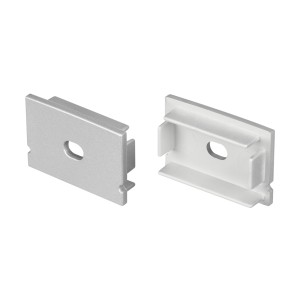Заглушка LINE-3020 SILVER с отверстием для профиля ARH