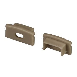 Заглушка LINE-1708 OLIVE GREY с отверстием для профиля ARH