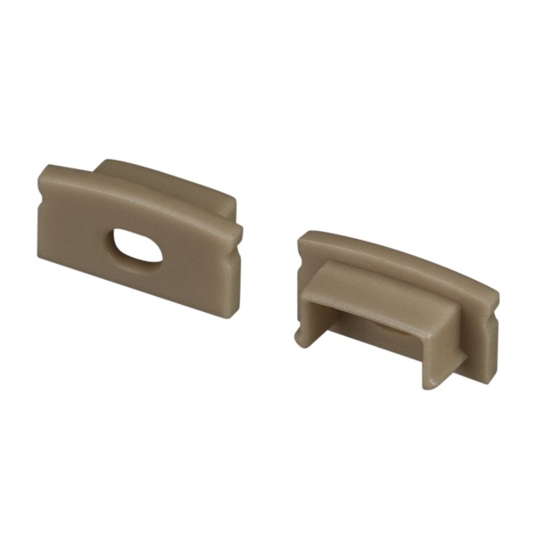 Заглушка LINE-1708 OLIVE GREY с отверстием для профиля ARH
