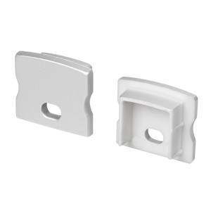 Заглушка LINE-1715 SILVER с отверстием для профиля ARH