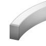 Заглушка LINE-3560-BENT-SIDE глухая (Arlight, Пластик) для профиля