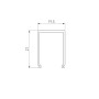Экран ARH-WIDE-(B)-H20-2000 RCT Clear-PM с прозрачным рассеивателем
