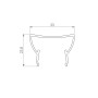 Экран ARH-WIDE-(B)-H20-2000 TPZ Clear-PM (Пластик, Прозрачный)