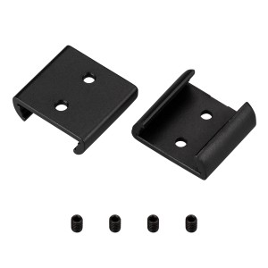 Коннектор ARH-BENT-W18 BLACK для профиля, накладной монтаж