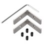 Коннектор угловой FANTOM-W23-L90 Set (Arlight, Металл) для профилей