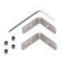 Коннектор угловой FANTOM-W49-90L Set для профилей
