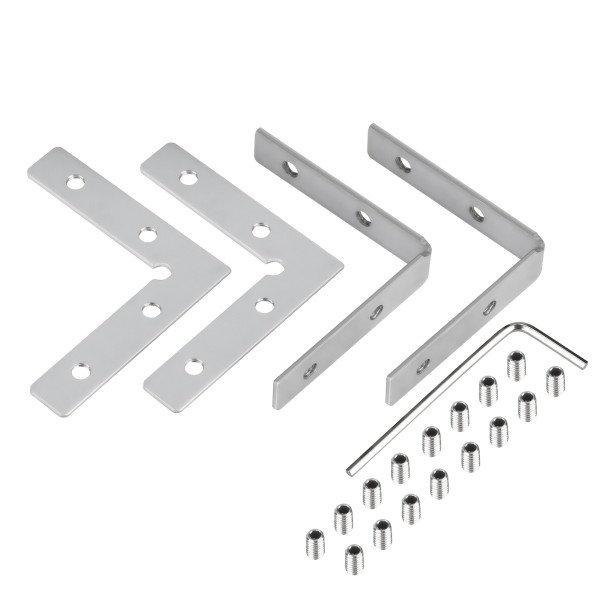 Коннектор угловой POWER-W100H70-90 Set (Arlight, Металл) для профилей