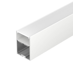 Профиль с экраном SL-LINE-4970-2500 WHITE+OPAL (Алюминий, накладной/подвесной)