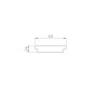 Экран S-LUX SL-BEVEL-H12-F13-2000 OPAL матовый пластиковый