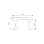 Экран SL-W7-10000 OPAL (Arlight, Пластик) матовый 10000 мм