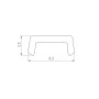 Экран LINE-1019-W8-2000 OPAL (Arlight, Пластик) матовый 2000 мм