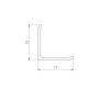 Экран SL-KANT-H16 SQUARE OPAL (Arlight, Пластик) матовый 2000 мм