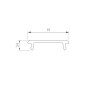 Экран SL-W14-3000 OPAL (Arlight, Пластик) матовый 3000 мм