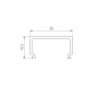 Экран SL-LINE-2011-2000 Square OPAL (Arlight, Пластик) матовый
