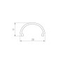 Экран SL-LINE-2011-2500 Round OPAL (Arlight, -) матовый поликарбонат