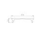 Экран SL-COMFORT-2542-2000 BLACK (матовый, пластик)