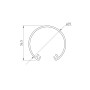 Экран ROUND-D40-2000 (Arlight, Пластик) матовый 2000 мм