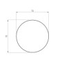 Экран SL-ROUND-D70-360deg-2000 OPAL (Arlight, Пластик) матовый