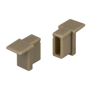Заглушка SL-MINI-6-H9 OLIVE GREY глухая для профилей S-LUX