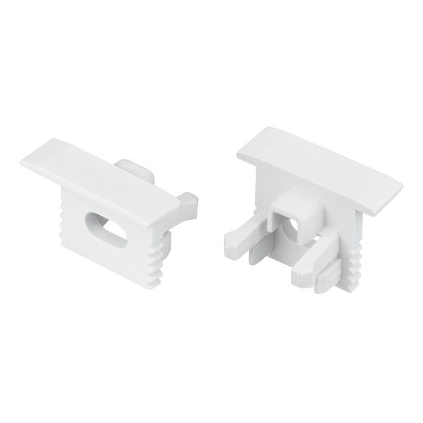 Заглушка SL-MINI-10-F WHITE с отверстием для профиля SL-MINI