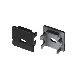 Заглушка SL-MINI-15 BLACK с отверстием для профиля